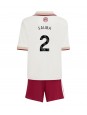 Billige Arsenal William Saliba #2 Tredjedraktsett Barn 2025-26 Kortermet (+ Korte bukser)
